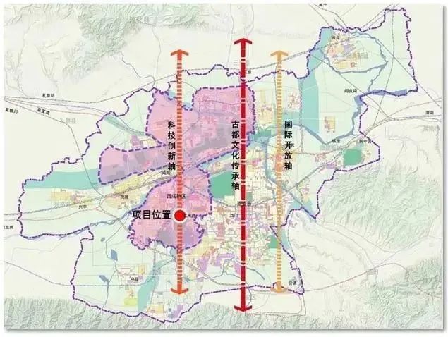西安国际足球中心展示中心,西安国际足球中心夜景