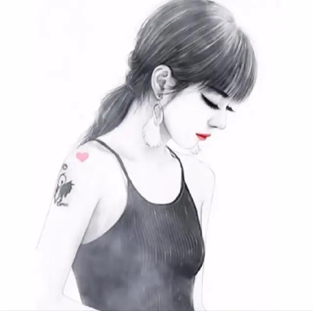 让人眼前一亮的黑白头像,拿图吱一声照片