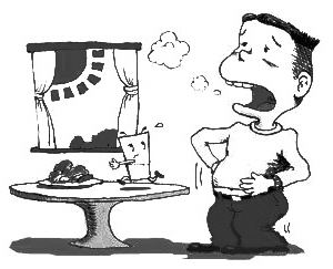 通过痛的位置（肚子、小腹、腰部），来给自己看病