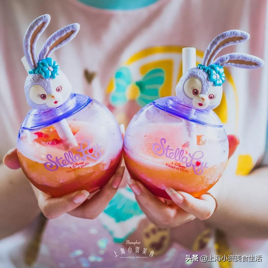 迪士尼蓝色奇奇蒂蒂吸管杯,迪士尼奇奇蒂蒂吸管