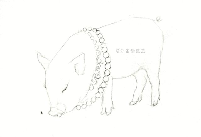 猪年画猪,猪年怎么画