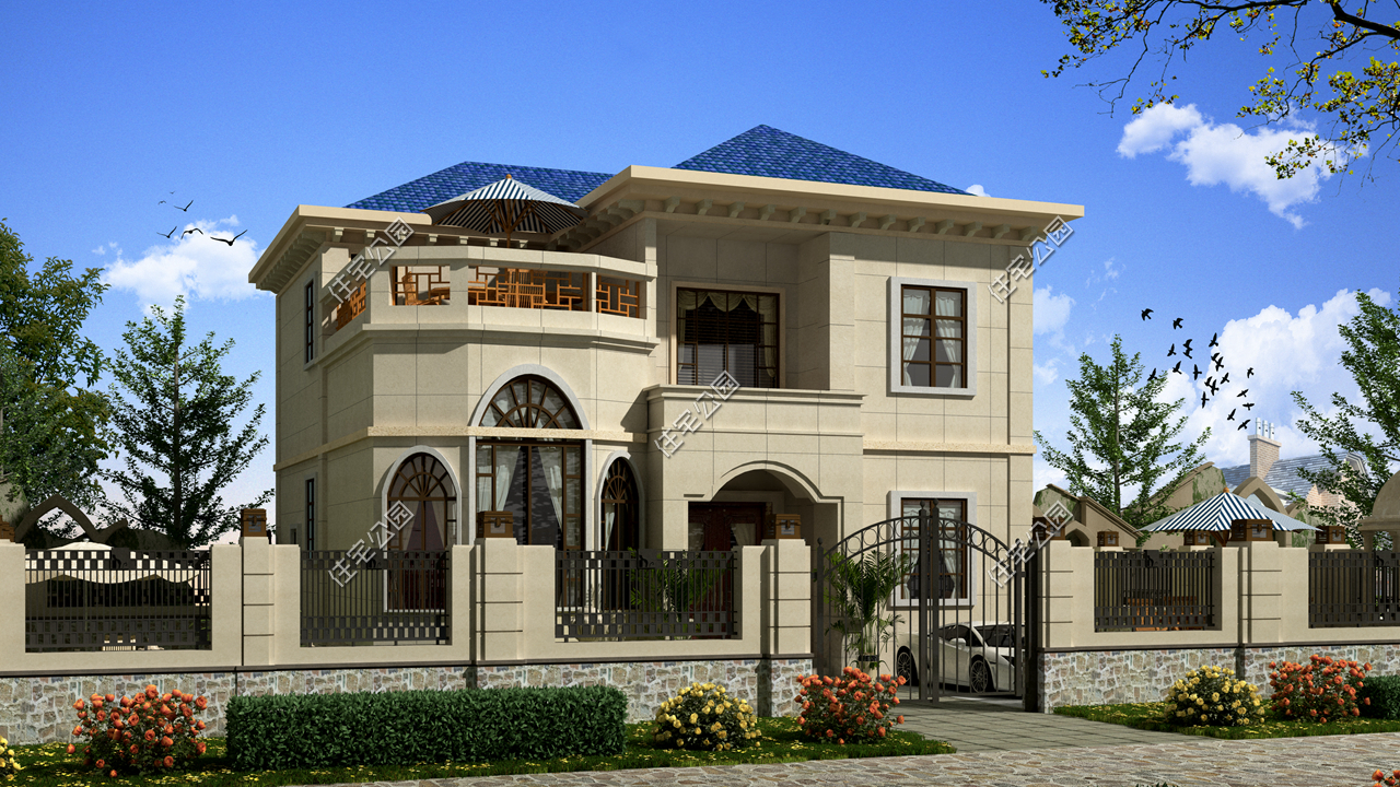 10套二层农村别墅图便宜又好看,50套农村二层别墅图纸及价格