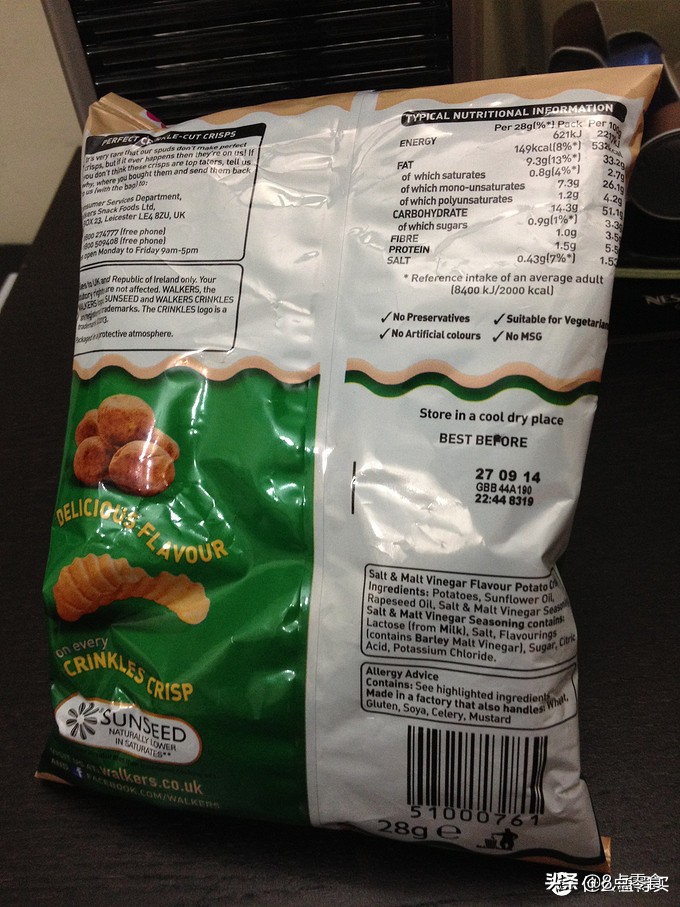 好吃的外国薯片,英国薯片推荐