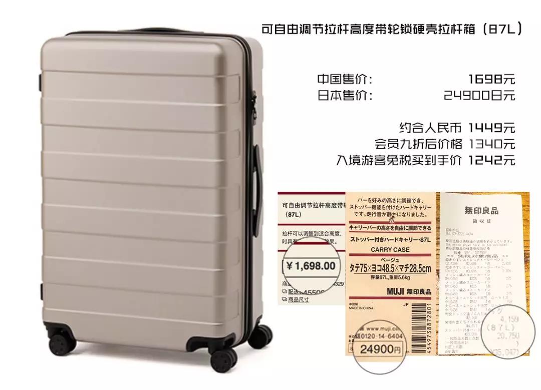 日本的muji比中国便宜吗,日本的muji和中国的muji