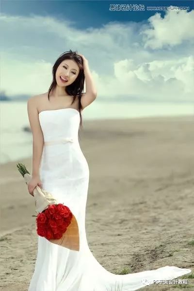 ps婚纱照怎么调色好看,调色教程ps写真