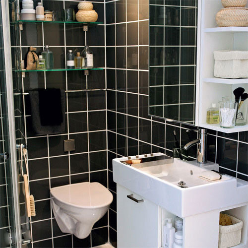 小户型卫浴也能打造五星级质感,小户型增加收纳空间浴室