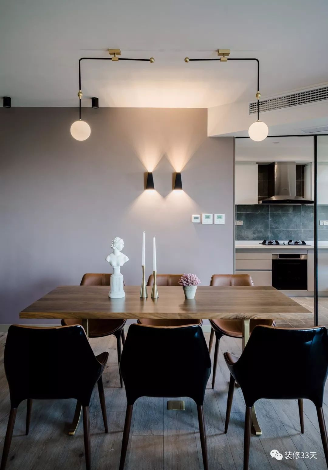 四室户型极简设计,四室横厅大平层装修效果图