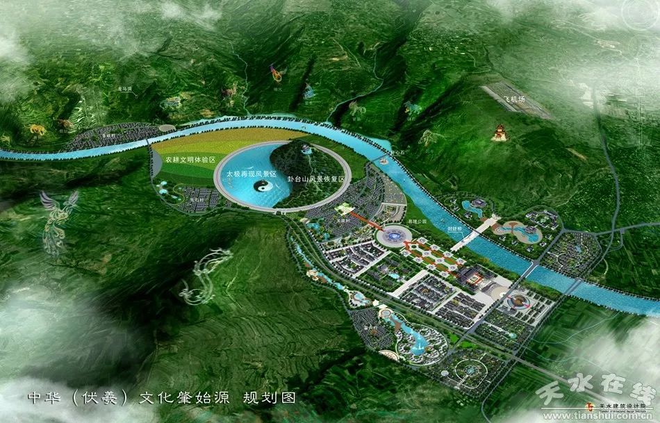 天水市卦台山规划图,天水卦台山八卦图片欣赏