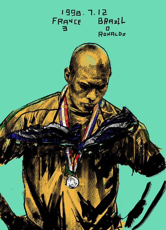 高清世界杯足球壁纸插画,超好看的足球壁纸快来收藏吧