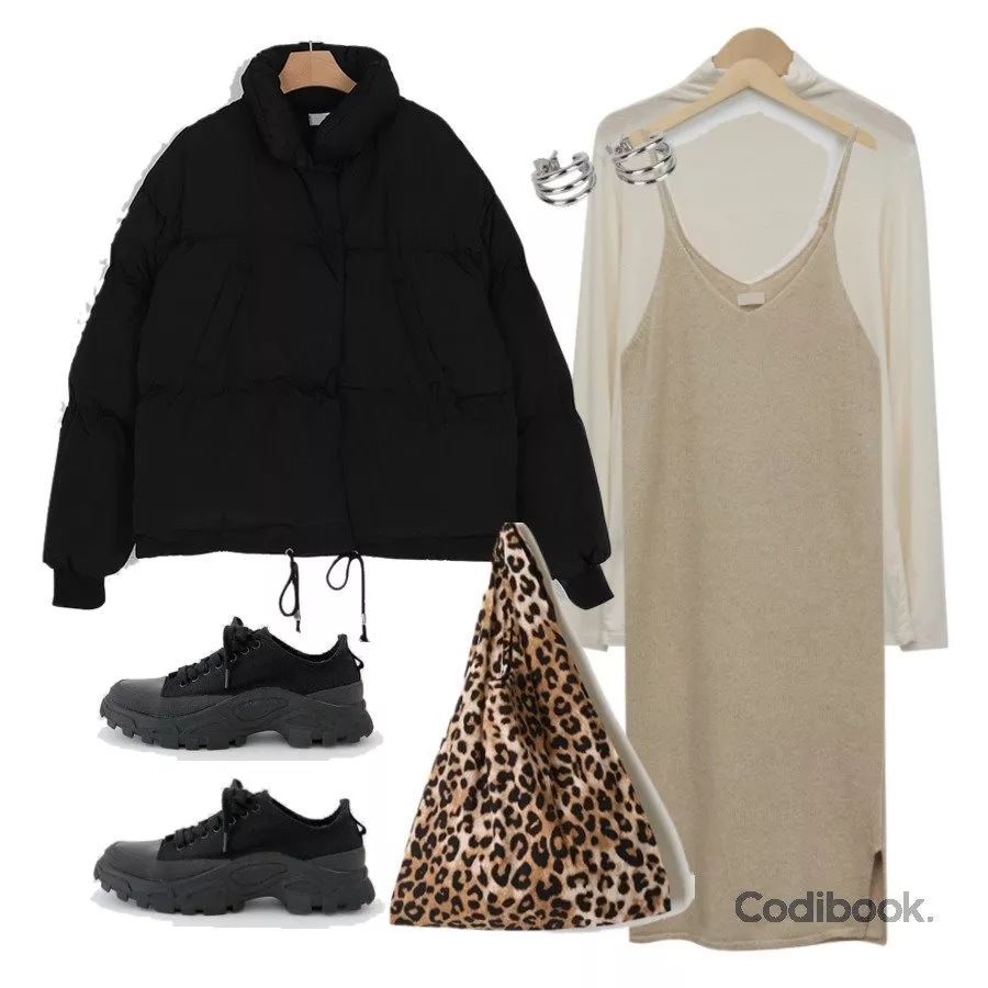 冬季黑色羽绒服高级配色,冬季好看的黑色羽绒服推荐