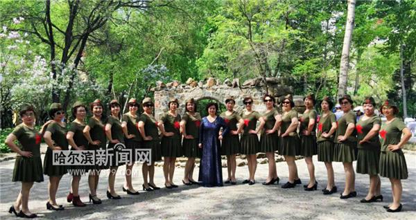 黑龙江省老年合唱团演出,冰城大合唱