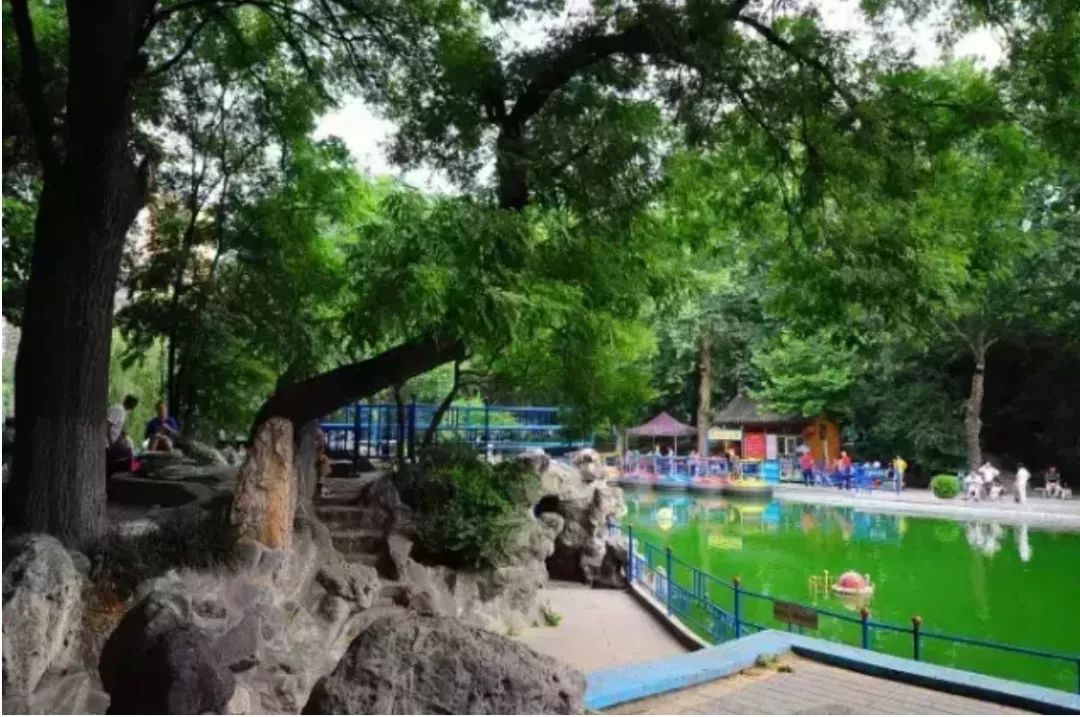 西安最美公园秋景图片,西安动物园旅游手绘示意图