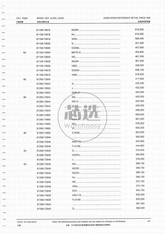 香港劳力士价格和内地差多少,香港劳力士最新价目表