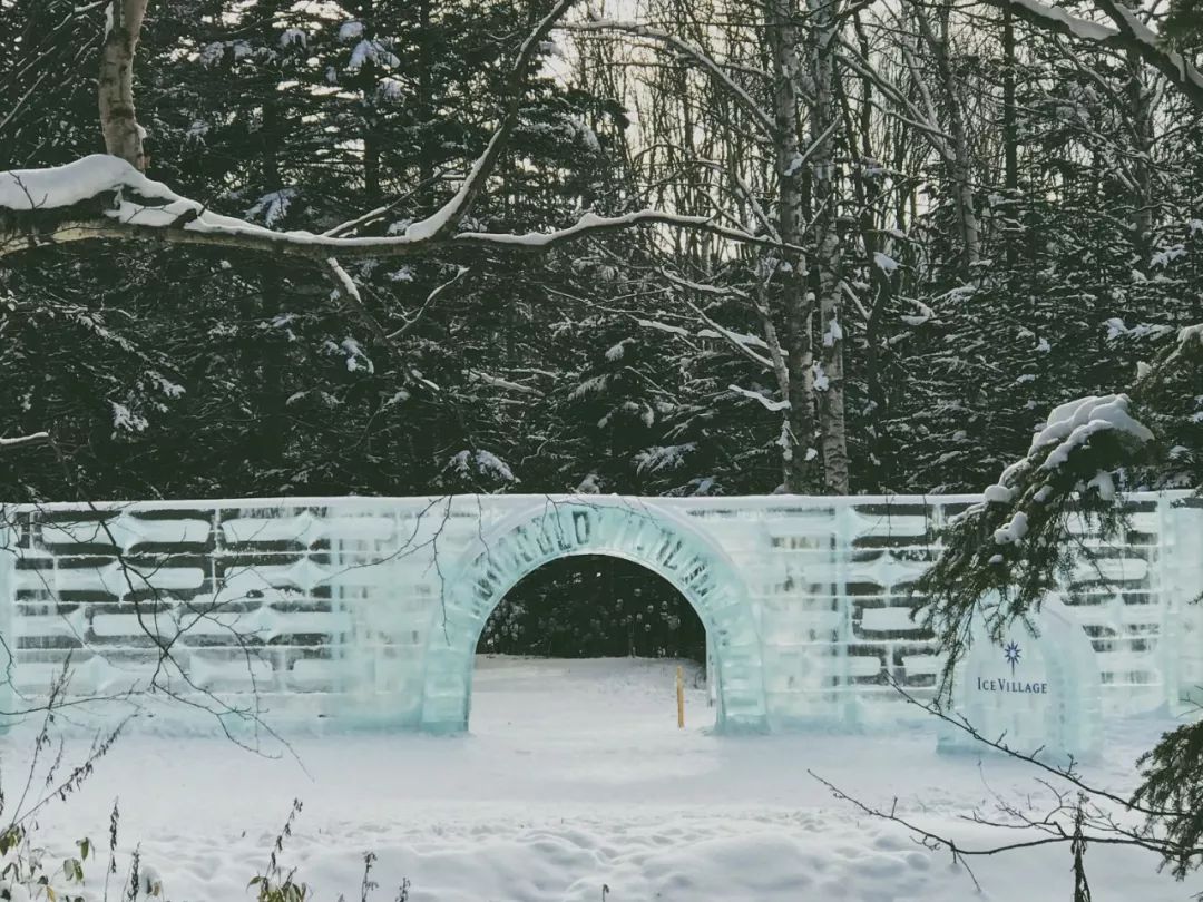 跟台湾小哥哥一起骑着雪地摩托车在北海道的雪地里野