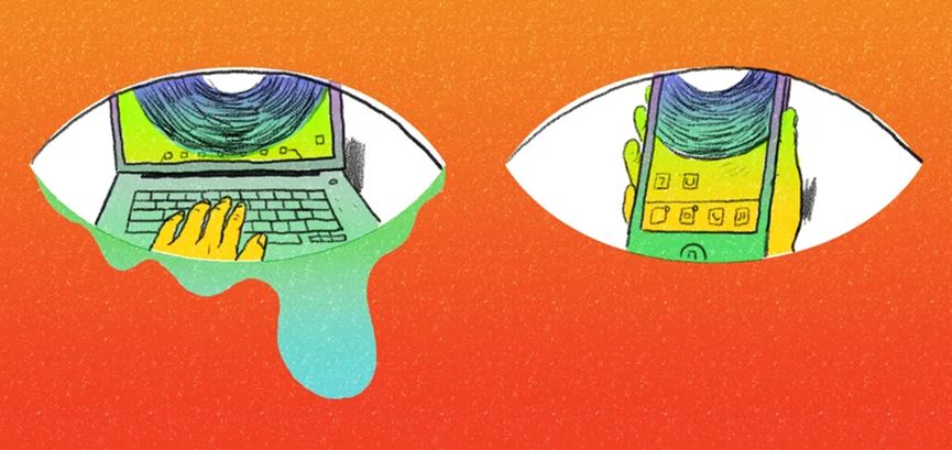 为了身体健康杜绝电子产品,保护视力拒绝电子产品小学生