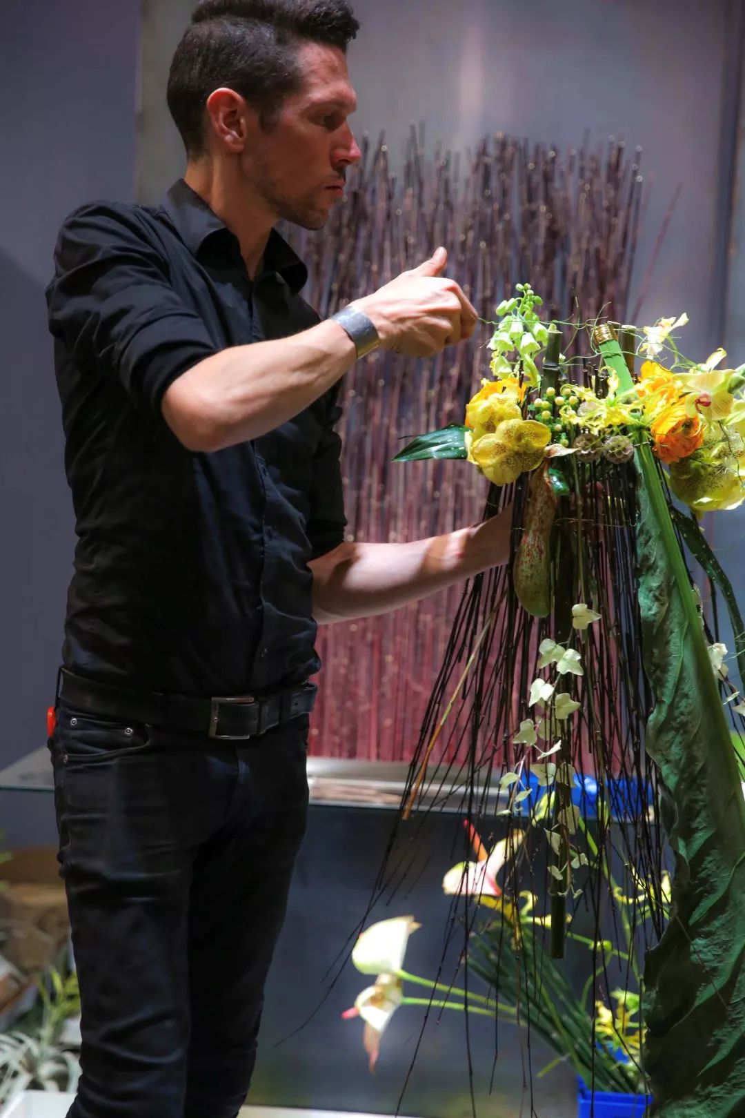 花艺国际比赛视频,2019美国费城花艺世界杯