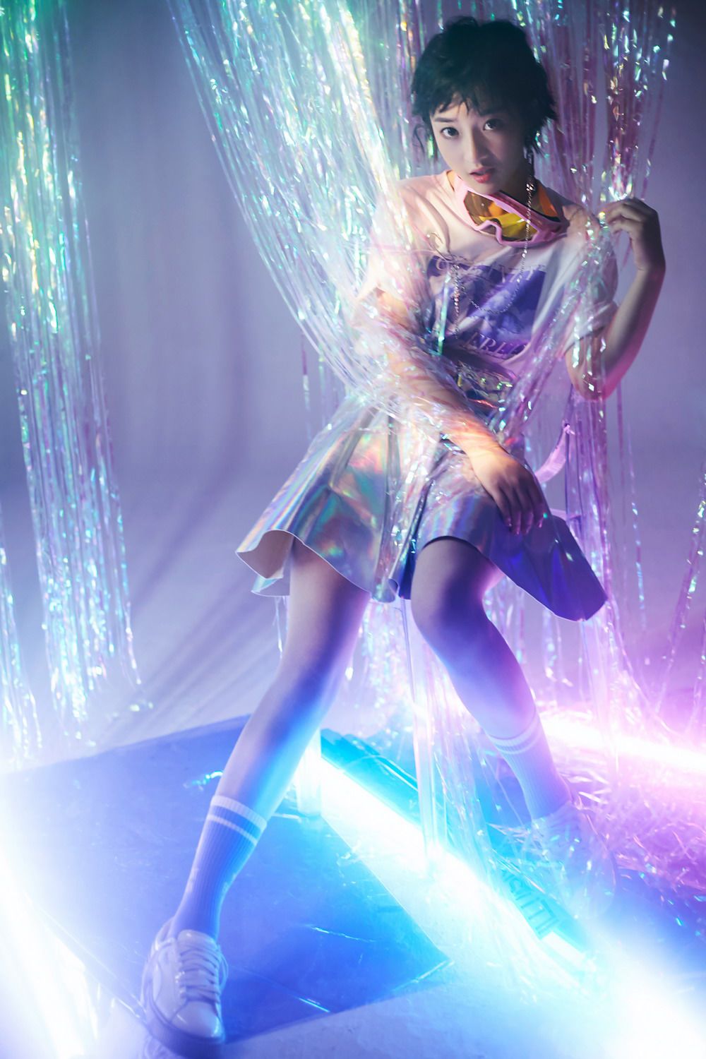 拍照蒸汽波,蒸汽波人像拍照