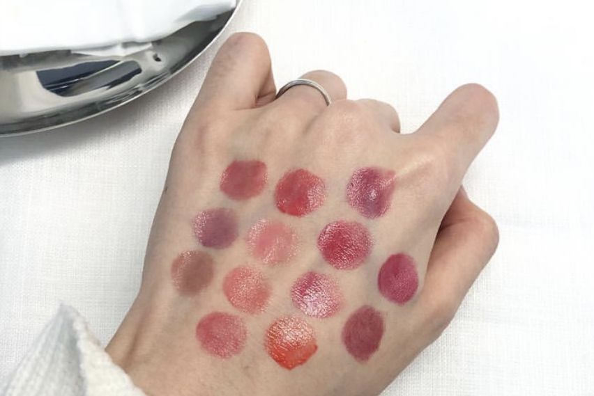 让女生怦然心动的口红,网红少女心爆款口红粉色系正方形