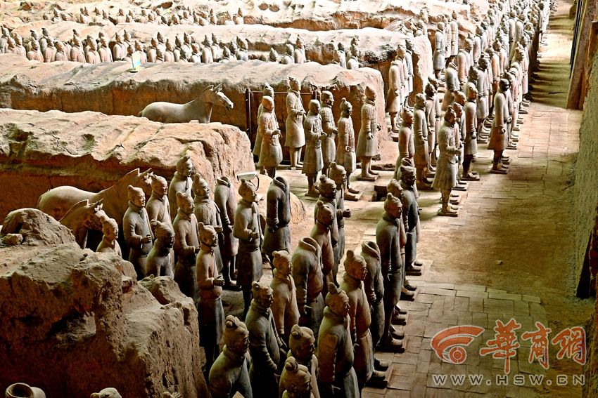 秦始皇兵马俑出土秘密,关于秦始皇兵马俑的历史现状
