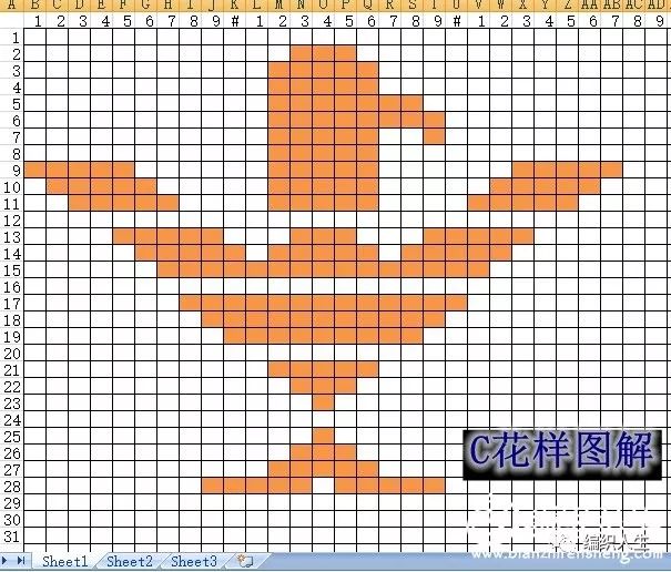 小鹿棒针提花毛衣图案图解,男生提花毛衣图案大全