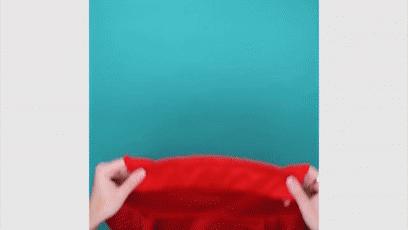 毛衣该不该收起来,毛衣腰侧边上有根带子怎么系好看