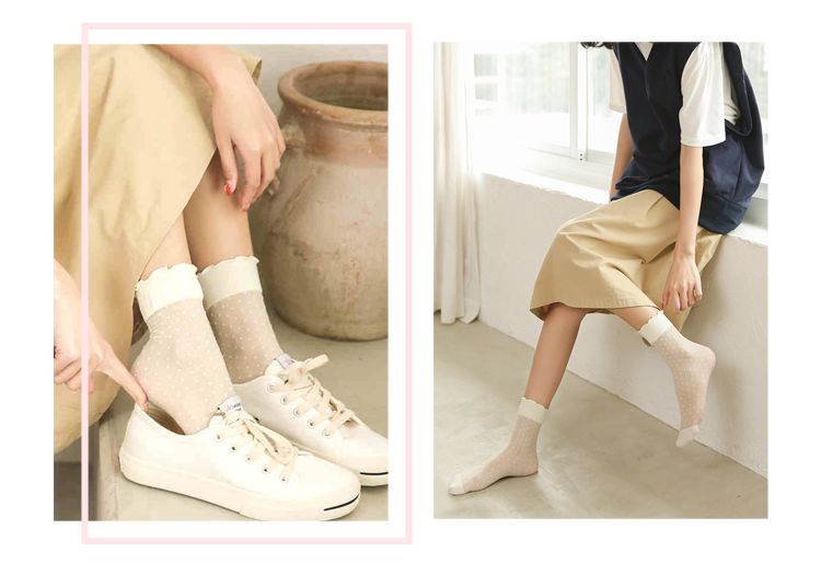 淘宝长款厚袜子推荐,淘宝推荐中长泡泡袜