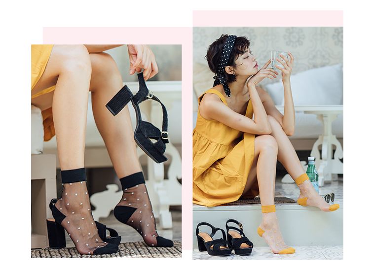 淘宝长款厚袜子推荐,淘宝推荐中长泡泡袜