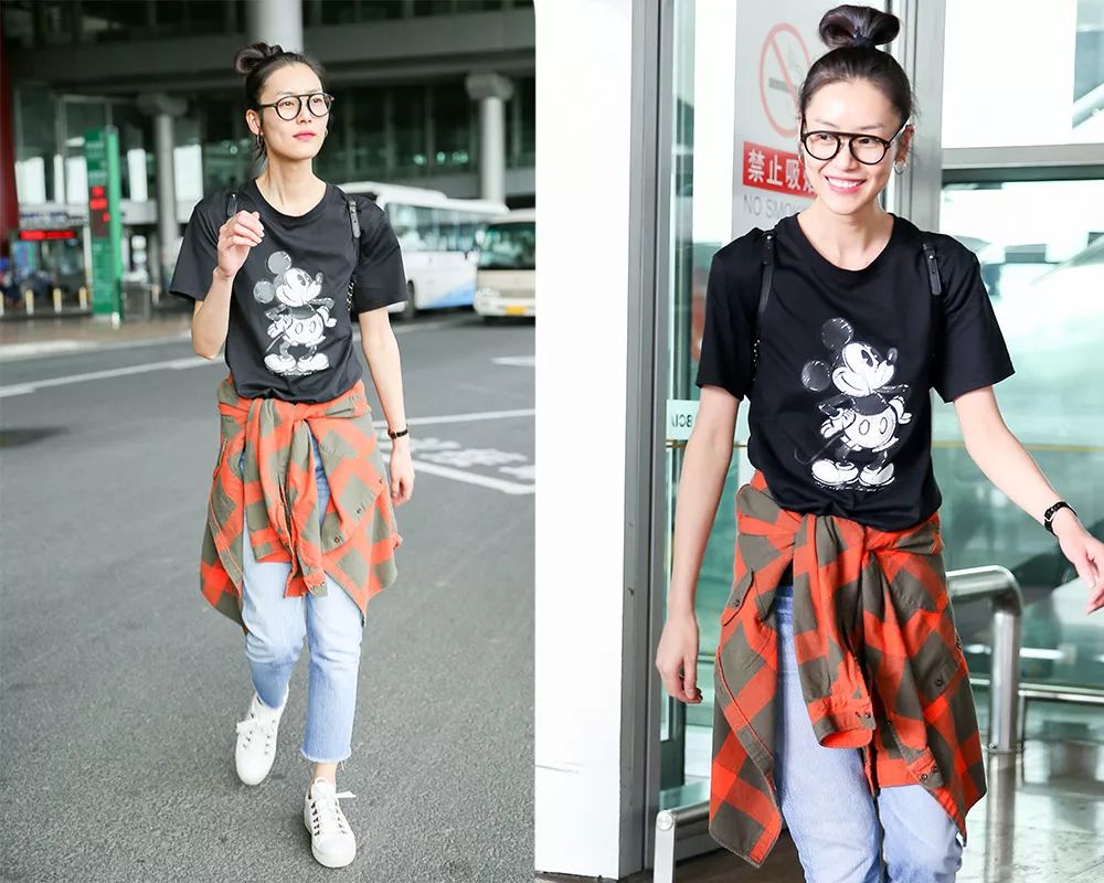 刘雯*服私**里出镜率最高的三种风格短袖，就这么穿了