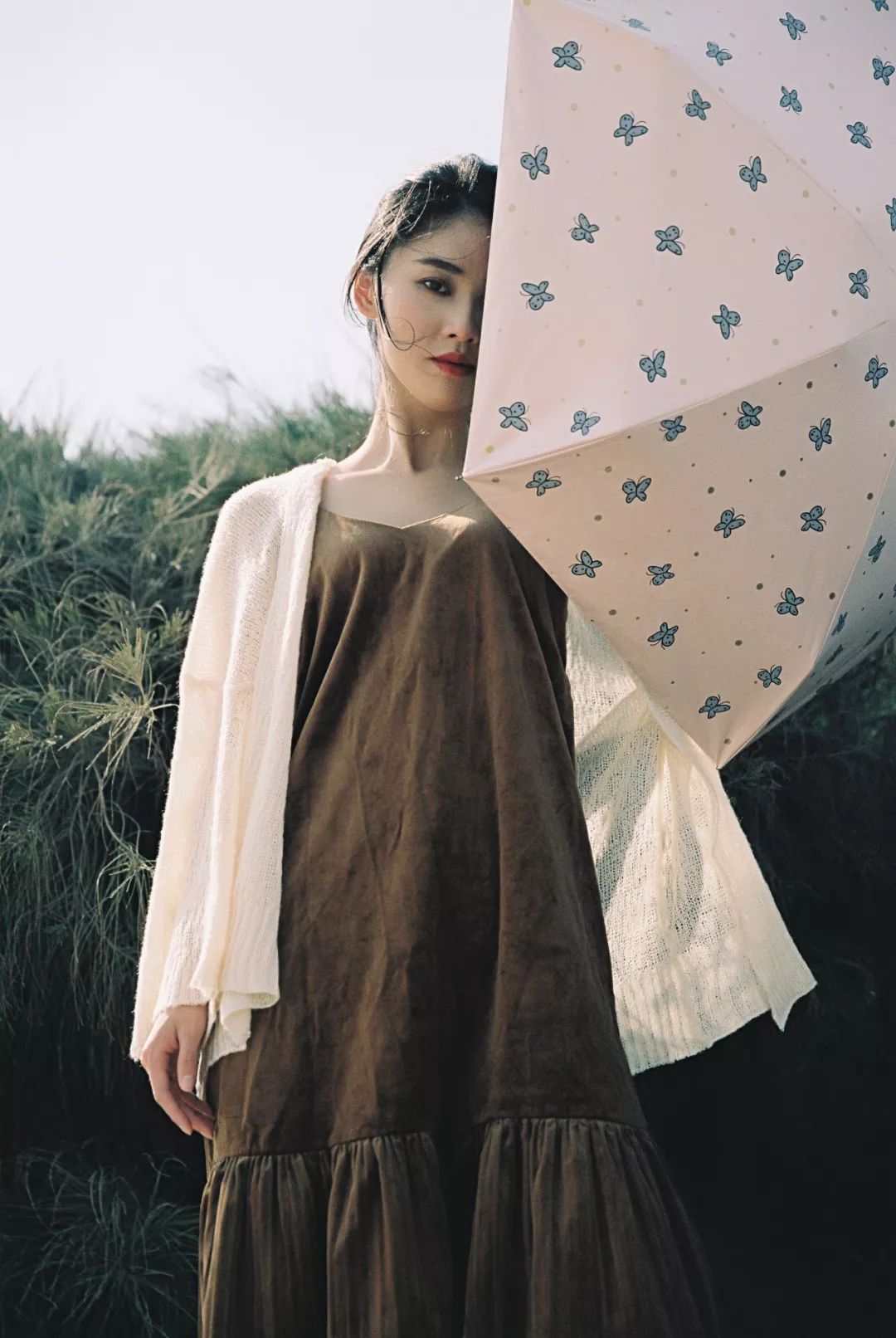 日本变态雨伞图案,防紫外线太阳伞小巧便携颜值