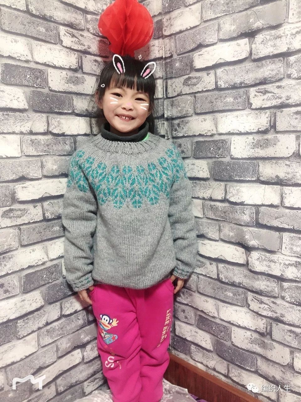 火得一塌糊涂的棒针提花毛衣,开司米棒针圆肩提花毛衣图解