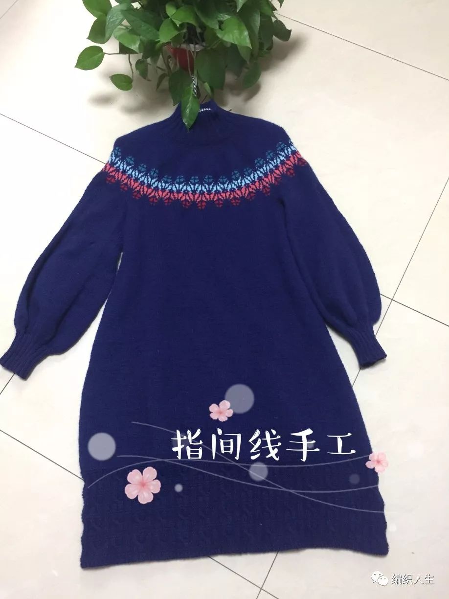 火得一塌糊涂的棒针提花毛衣,开司米棒针圆肩提花毛衣图解