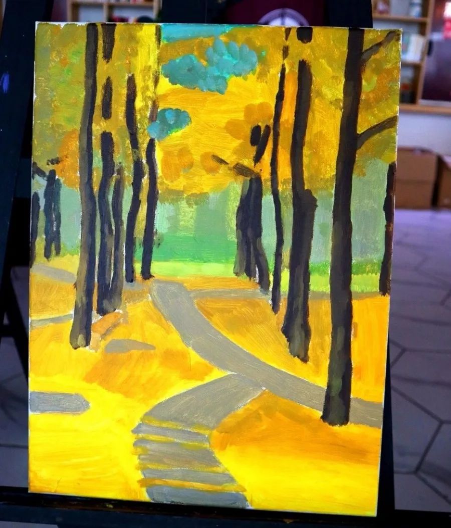 追梦成华|手绘未来!团团周末油画班超有爱~！