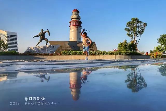 厦门人民公园最美风景照片,厦门集美杏林马銮湾环湾带状公园