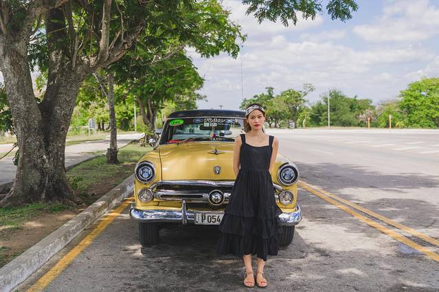 古巴老爷车日落,古巴旅行全记