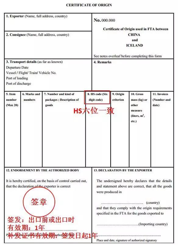 非优惠原产地证填制规则,海关进口原产地证填制规范