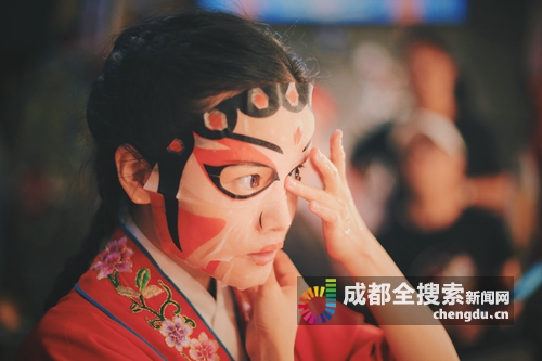 川剧脸谱面膜推广,川剧表演面膜