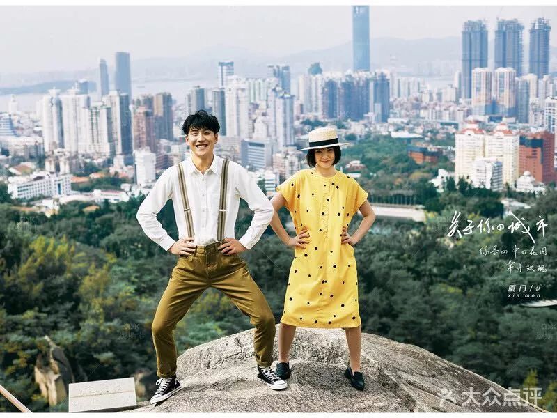 厦门网红景点拍照技巧,厦门金沙湾婚纱摄影基地拍照好看