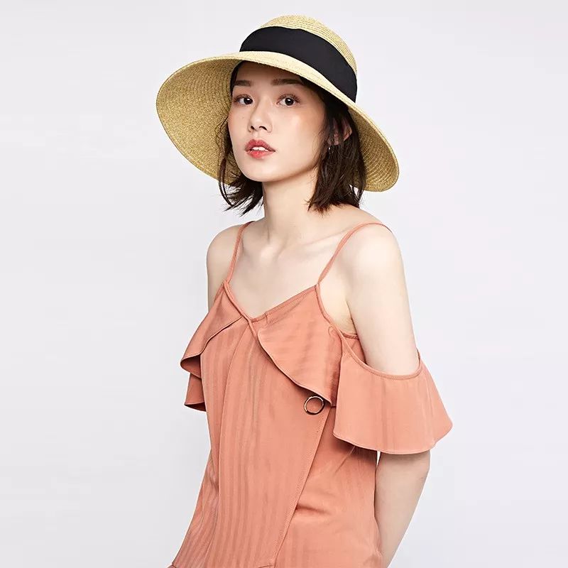 时尚穿搭防晒帽夏季防晒必备,夏天防晒遮阳帽出门必备