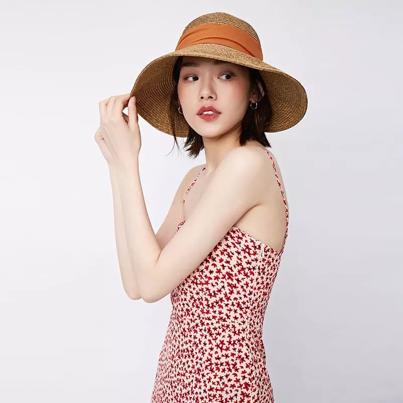 时尚穿搭防晒帽夏季防晒必备,夏天防晒遮阳帽出门必备