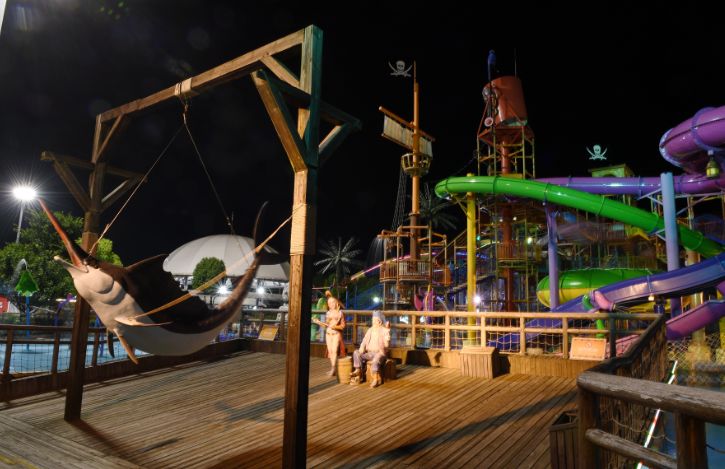 游玩天目湖水世界,静谧村庄夜景视频