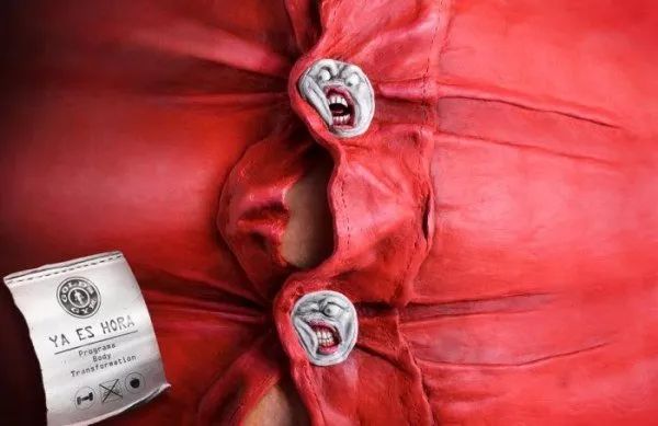 Case|吓！25张健身广告海报，来自品牌们满满的“恶意”