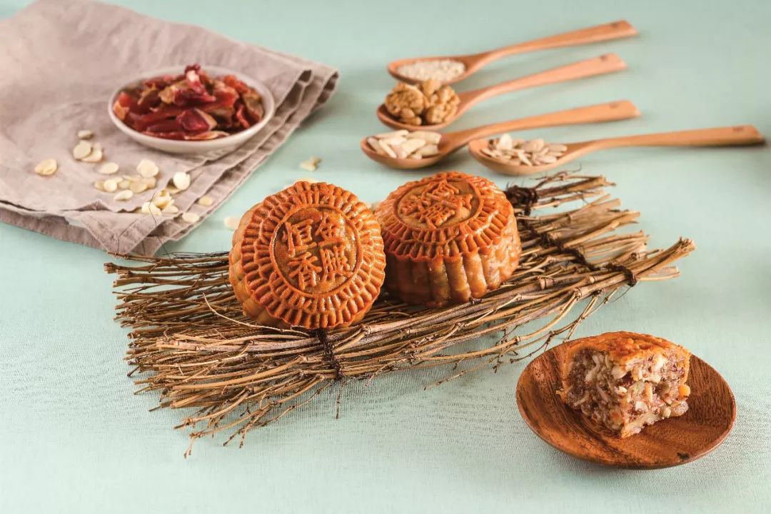 香港老饼店月饼,tv老粉