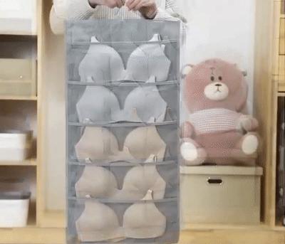 1招搞掂全柜内衣裤!日式收纳神器,告别*处私**脏乱细菌