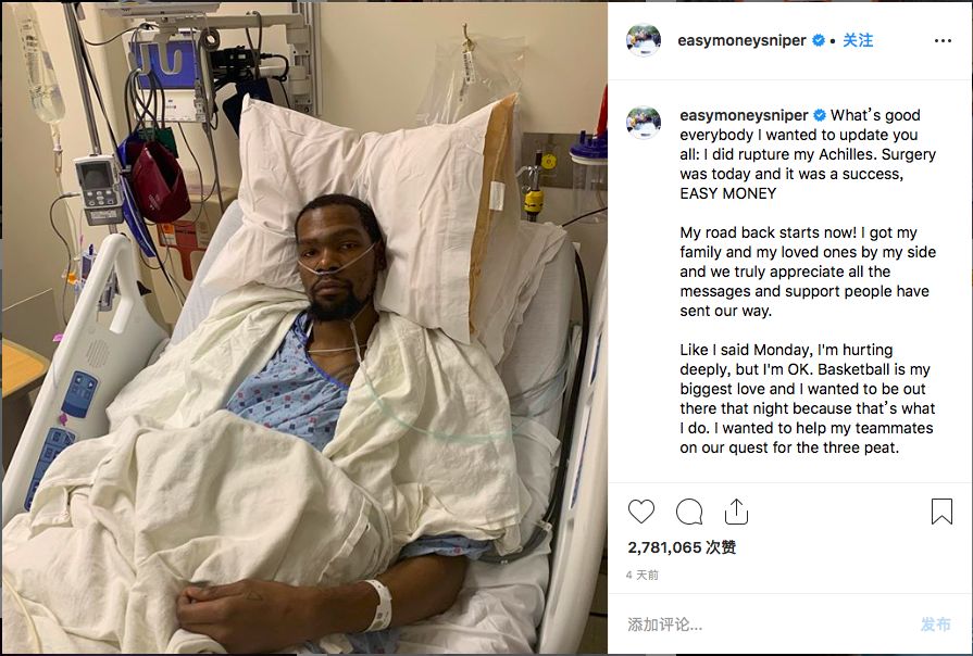 杜兰特汤普森跟腱断裂影响有多大,杜兰特跟腱断裂为什么还那么厉害