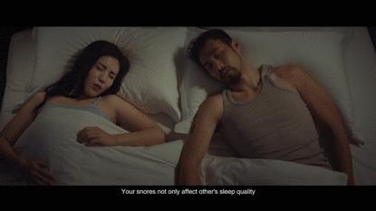 智能止鼾器治疗打鼾,智能止鼾神器防止打呼噜挂脖子