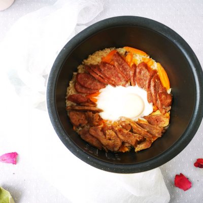 电饭煲0基础做米饭,懒人版煲仔饭电饭煲做法