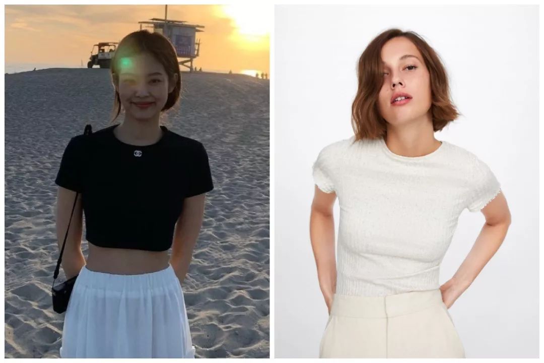 刘雯娜扎穿着puma,娜扎孙怡跨年衣服撞衫