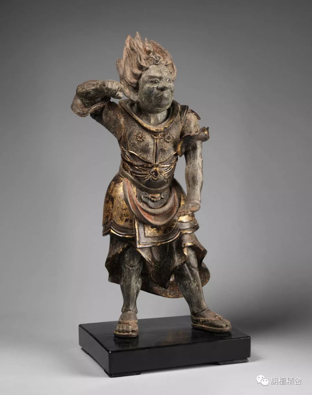 镰仓时代药师佛,镰仓时代彩绘木雕佛像