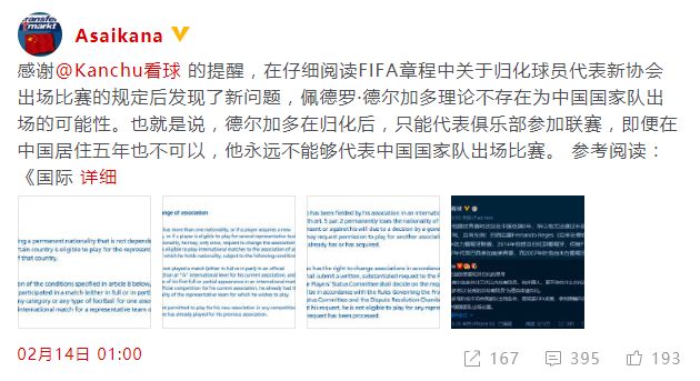 足协将出台归化球员办法,国足归化埃尔克森需要什么条件