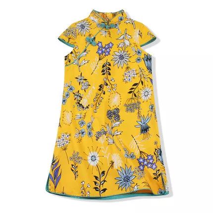 夏季改良中国风童装,改良版中式童装